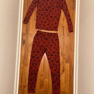Cat & Jack Red and Black Kids Pajama Set